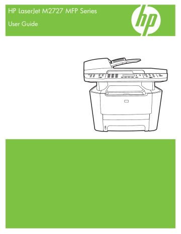 HP LaserJet M2727 Multifunction Printer series User Guide | Manualzz HP LaserJet M2727 Multifunction Printer series User Guide | Manualzz