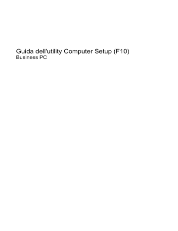 HP Compaq dc7800 Small Form Factor PC Guida utente | Manualzz HP Compaq dc7800 Small Form Factor PC Guida utente | Manualzz