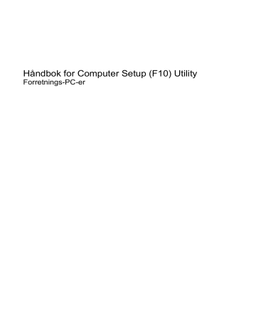 HP Compaq dc7800 Small Form Factor PC Brugervejledning | Manualzz HP Compaq dc7800 Small Form Factor PC Brugervejledning | Manualzz
