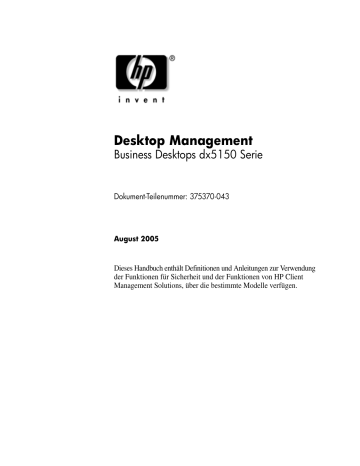 HP dx5150 Microtower PC Benutzerhandbuch | Manualzz HP dx5150 Microtower PC Benutzerhandbuch | Manualzz