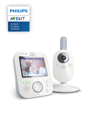 Avent SCD843/01 Avent Baby monitor Vigilabebés con vídeo digital Benutzerhandbuch | Manualzz