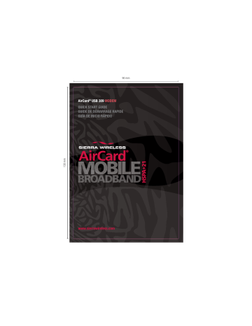AirCard 309 Quick Start Manual | Manualzz AirCard 309 Quick Start Manual | Manualzz