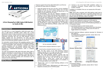 Articona UDP-TA2 Quick Installation Manual | Manualzz