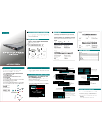 Norman Network Protection Quick Setup Manual | Manualzz Norman Network Protection Quick Setup Manual | Manualzz