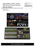 Broadcast Pix Slate 5016G, Slate 5032G Operator's Manual