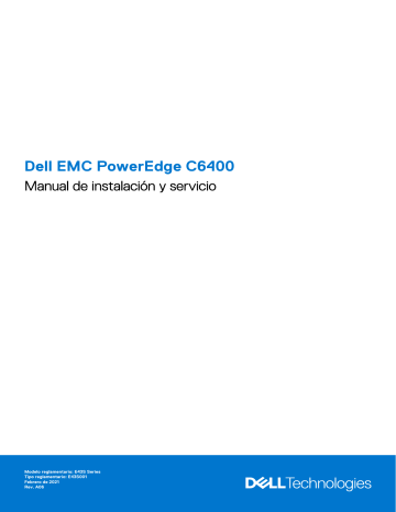 Dell PowerEdge C6400 server El manual del propietario | Manualzz Dell PowerEdge C6400 server El manual del propietario | Manualzz