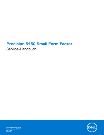 Dell Precision 3450 Small Form Factor workstation Bedienungsanleitung | Manualzz Dell Precision 3450 Small Form Factor workstation Bedienungsanleitung | Manualzz
