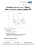 PS Automation PSQ*03 Series Operating Instructions
