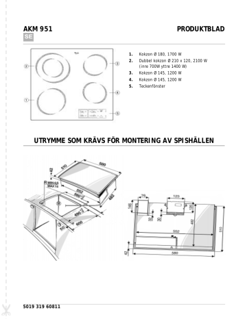 Whirlpool AKM 951 G BA Hob Programdiagram Manualzz