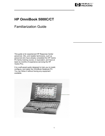 HP (Hewlett-Packard) 5000C/CT Laptop User manual | Manualzz HP (Hewlett-Packard) 5000C/CT Laptop User manual | Manualzz