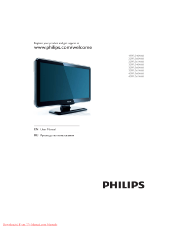 Philips 42PFL5614/60 Flat Panel Television User manual | Manualzz