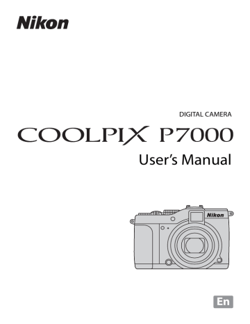 Nikon COOLPIXP7000 Digital Camera User manual | Manualzz Nikon COOLPIXP7000 Digital Camera User manual | Manualzz