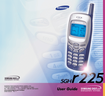 Selecting Functions and Options. Samsung GH68-02605A | Manualzz