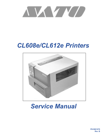 Configuration. SATO CL608, CL608e/CL612e | Manualzz Configuration. SATO CL608, CL608e/CL612e | Manualzz