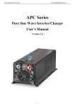 sungoldpower APC Series Pure Sine Wave Inverter/Charger User Manual