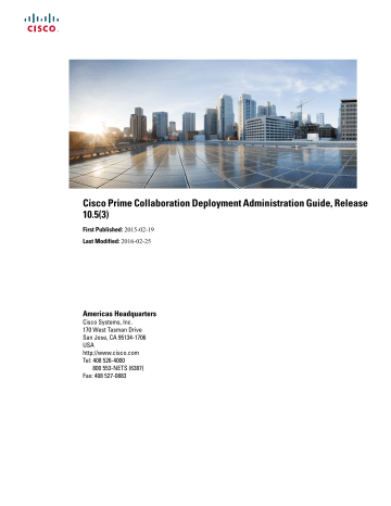 Cisco Unified Communications Manager Version 10.5 Guide | Manualzz Cisco Unified Communications Manager Version 10.5 Guide | Manualzz
