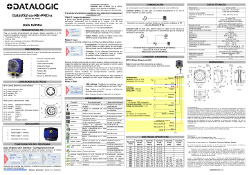 Datalogic Datavs Vision Sensor Manual De Usuario Manualzz