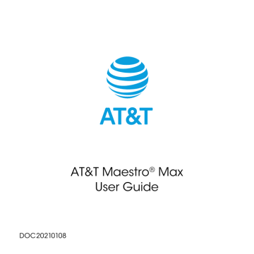 AT&T Maestro Max User Guide | Manualzz AT&T Maestro Max User Guide | Manualzz