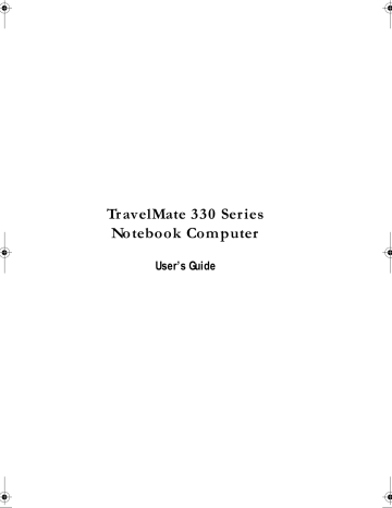 Acer TravelMate 330 Series User Manual | Manualzz Acer TravelMate 330 Series User Manual | Manualzz