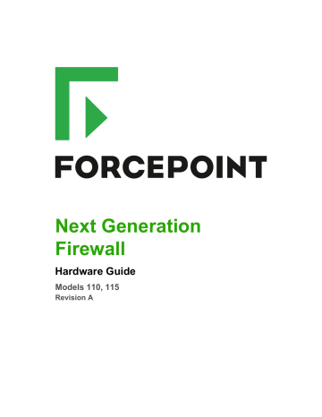 Forcepoint 110, 115 Hardware Manual | Manualzz Forcepoint 110, 115 Hardware Manual | Manualzz
