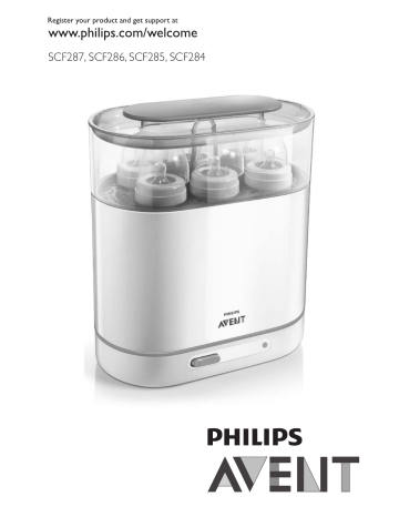 Philips Avent SCF284, Avent SCF285, SCF286, SCF287 User Manual | Manualzz Philips Avent SCF284, Avent SCF285, SCF286, SCF287 User Manual | Manualzz