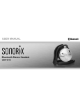 Sonorix OBH-0110 User Manual