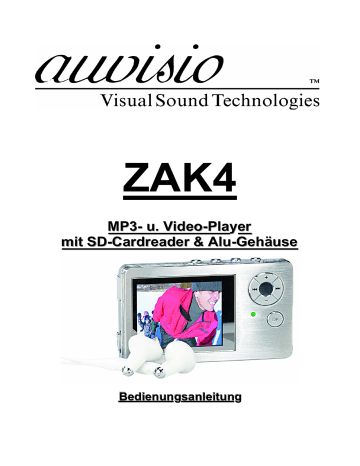 Auvisio PE-6988-919 MP3 & Video-Player Bedienungsanleitung | Manualzz