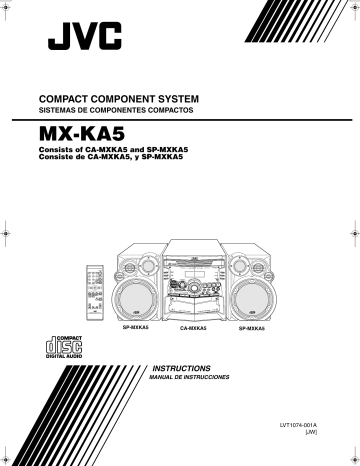 JVC CA-MXKA5, MX-KA5, MX-KA5JW, MX-KA5UM Instructions Manual | Manualzz