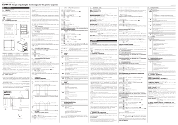 Evco Ev J Step Controller Instructions Sheet Manualzz