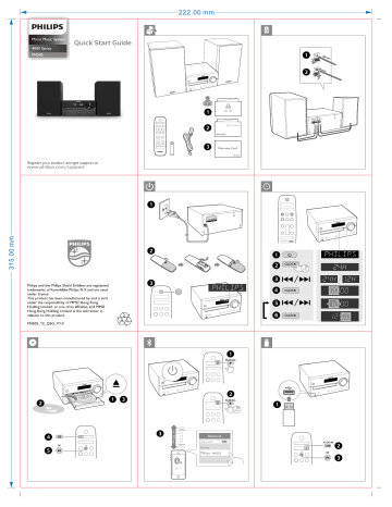 Philips Tam Micro Music System Quick Start Guide Manualzz