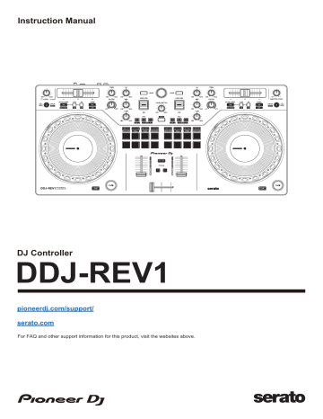 Pioneer Ddj Rev Dj Controller Owner S Manual Manualzz