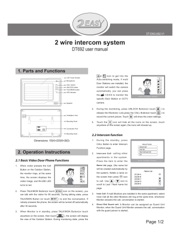 2easy DT692 User Manual | Manualzz 2easy DT692 User Manual | Manualzz