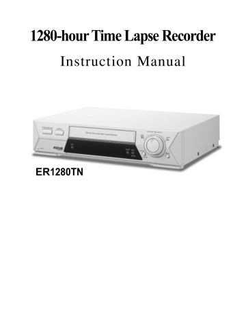 Focus ER1280TN Instruction Manual | Manualzz Focus ER1280TN Instruction Manual | Manualzz