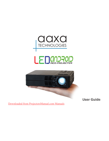 AAXA Technologies LED Android User Manual | Manualzz AAXA Technologies LED Android User Manual | Manualzz