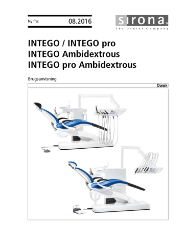 Dentsply Sirona Intego Betjeningsvejledning Manualzz