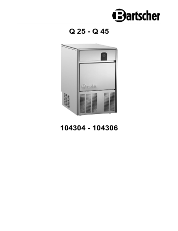 Bartscher 104304 ice cube maker Q 26 Operativne instrukcije | Manualzz Bartscher 104304 ice cube maker Q 26 Operativne instrukcije | Manualzz