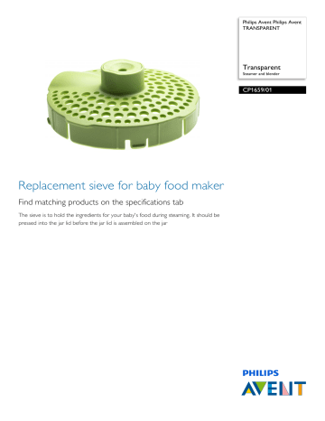 Avent CP1659/01 Philips Avent TRANSPARENT Product datasheet | Manualzz Avent CP1659/01 Philips Avent TRANSPARENT Product datasheet | Manualzz