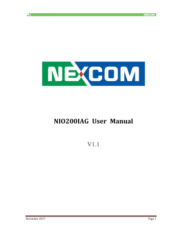 Nexcom NIO200IAG User Manual | Manualzz Nexcom NIO200IAG User Manual | Manualzz