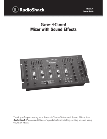 Radio Shack 3200026 User Manual | Manualzz Radio Shack 3200026 User Manual | Manualzz