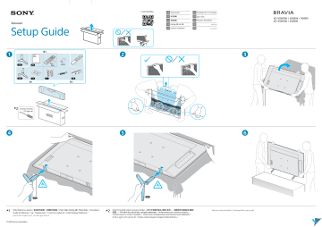 Sony KD-43X81DK Quick guide | Manualzz Sony KD-43X81DK Quick guide | Manualzz
