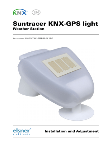 Elsner Suntracer KNX GPS Light Manual Manualzz