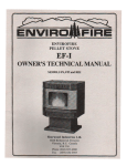Envirofire EF-I Pellet Stove Owner's Technical Manual