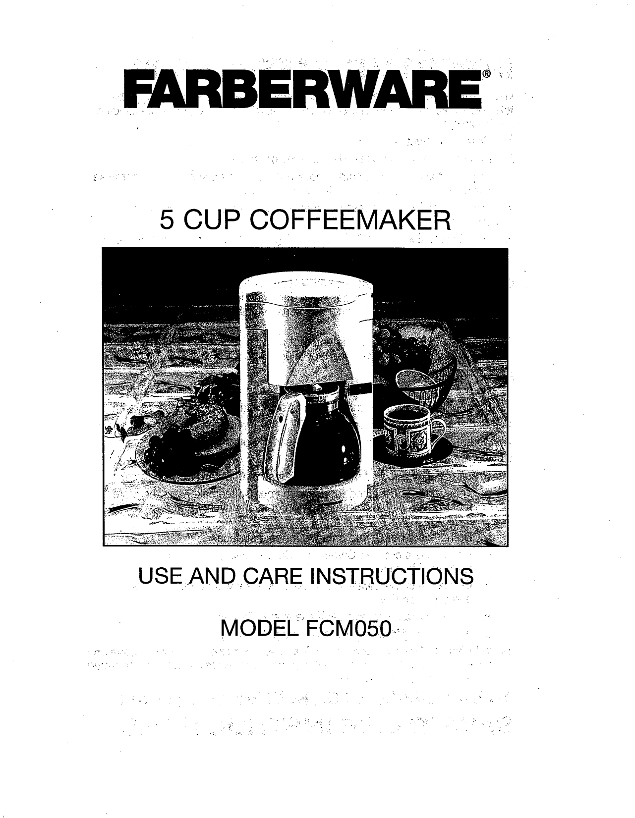 Farberware CM3000S Parts