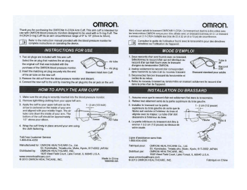 Omron Standard D-Ring Cuff (H-CR24)