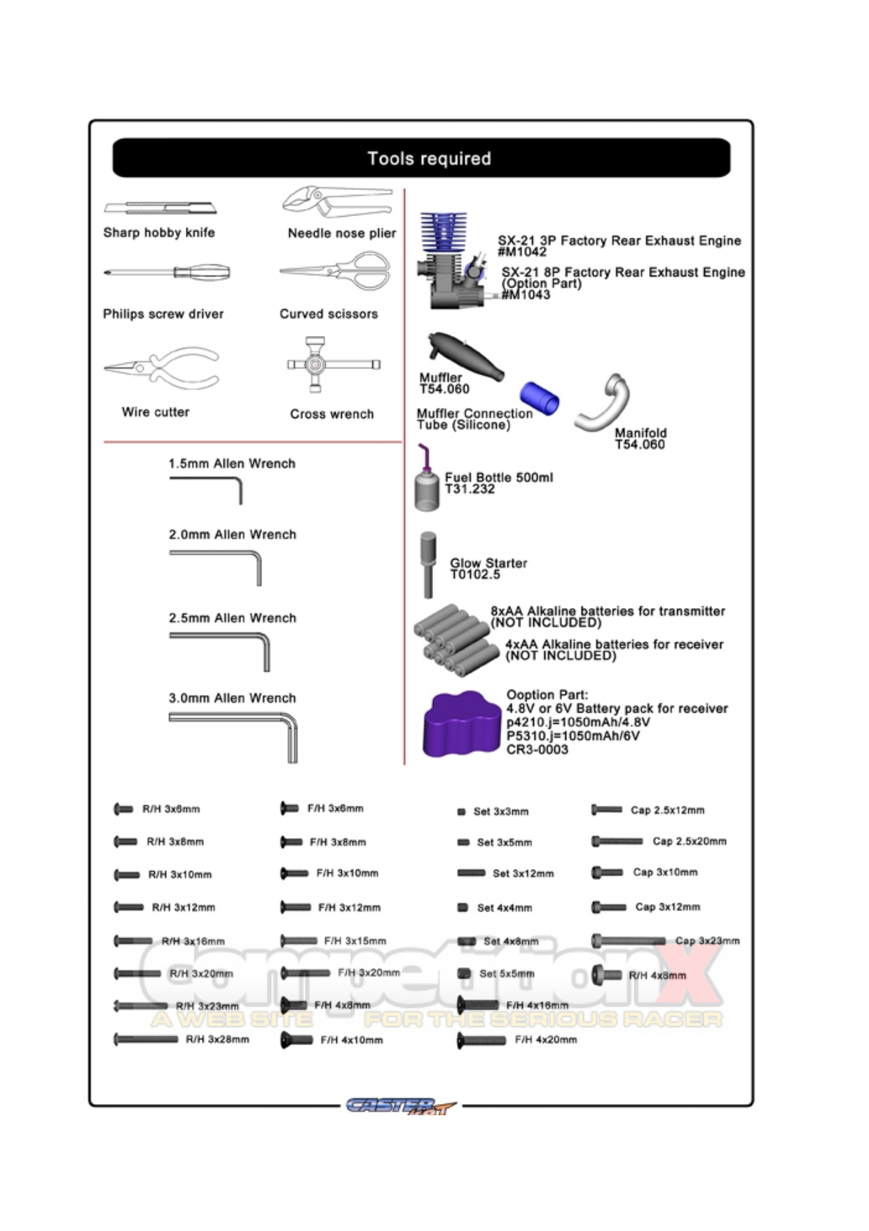 Caster Racing K8t Rtr Manual Manualzz