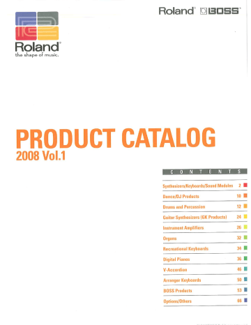 2008 roland boss product catalog volume 1 manualzz