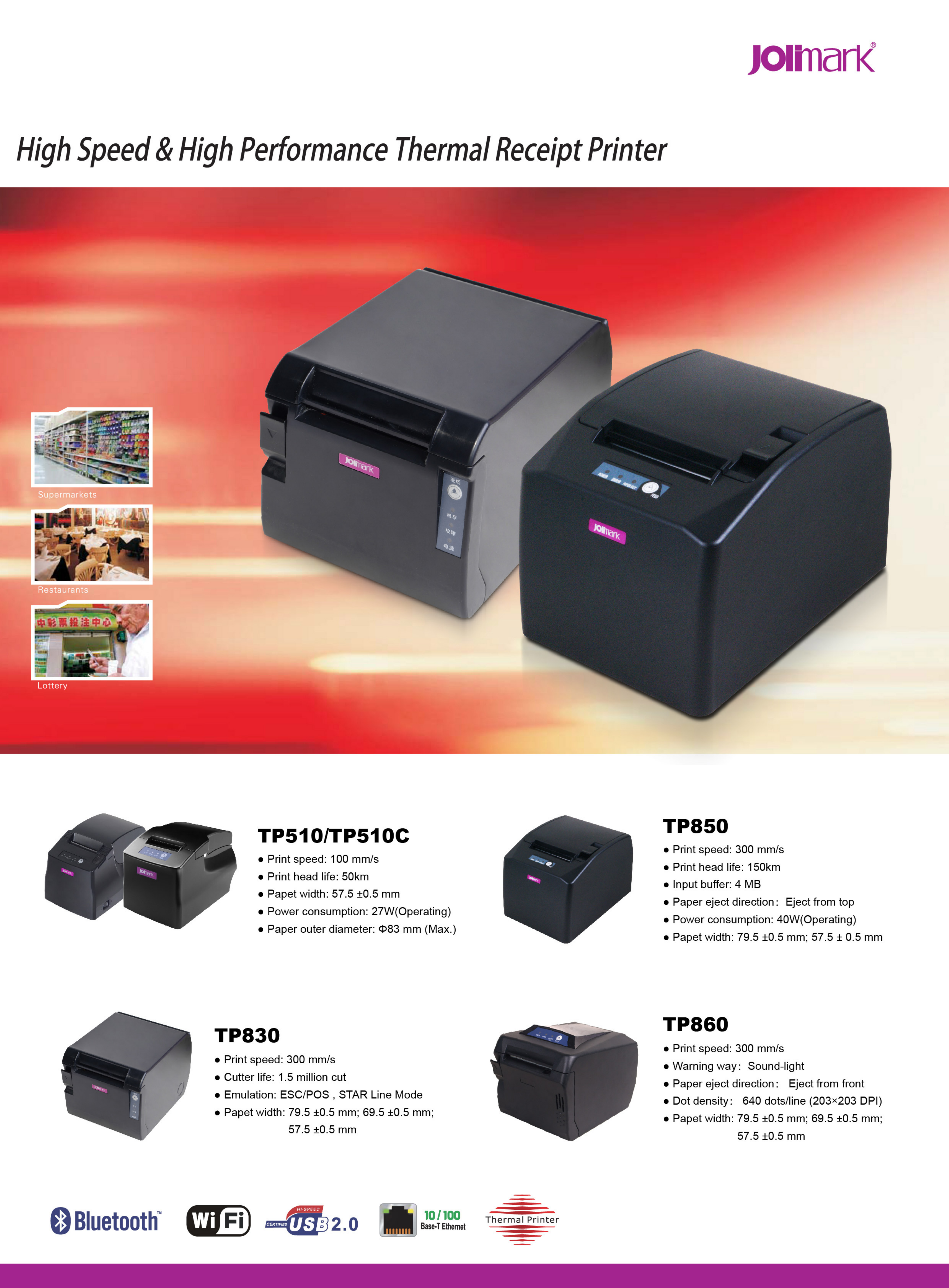 jolimark tp510 bluetooth code