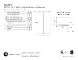 Ge Gss25gmhes Installation Guide Owner S Manual Specification User Manual Manualzz Com