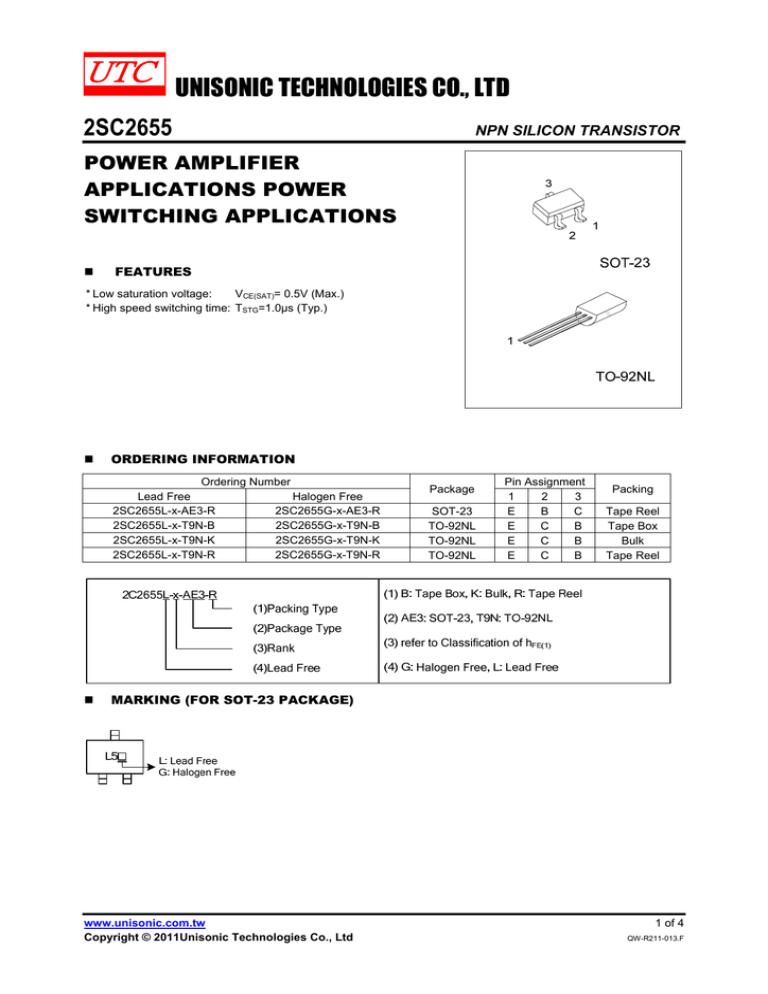 2sc2655 Manualzz