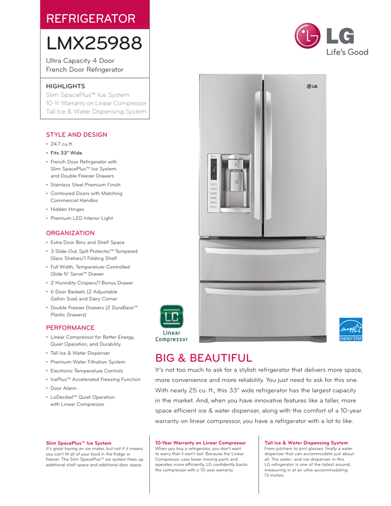 lg lmx28988st compressor